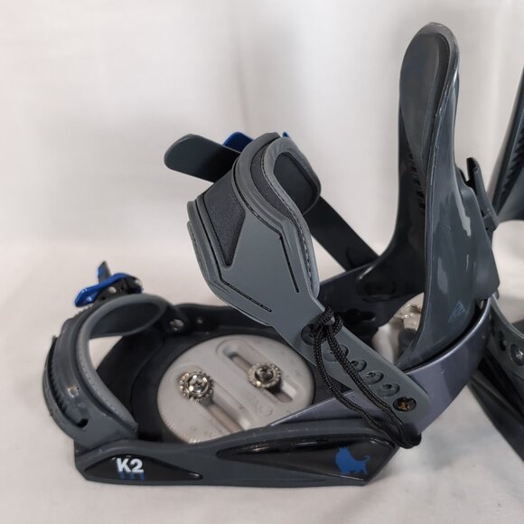 K2 Plasma V2 Snowboard Bindings Blue Grey S SM Small K2-BSP-04-S-L Snowboarding - Picture 11 of 16